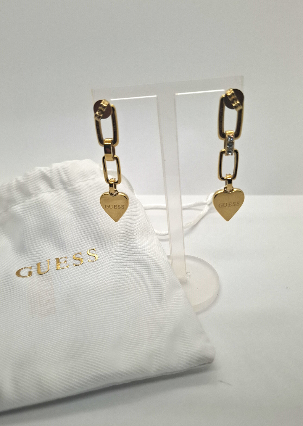 Guess damesoorbellen hartvorm