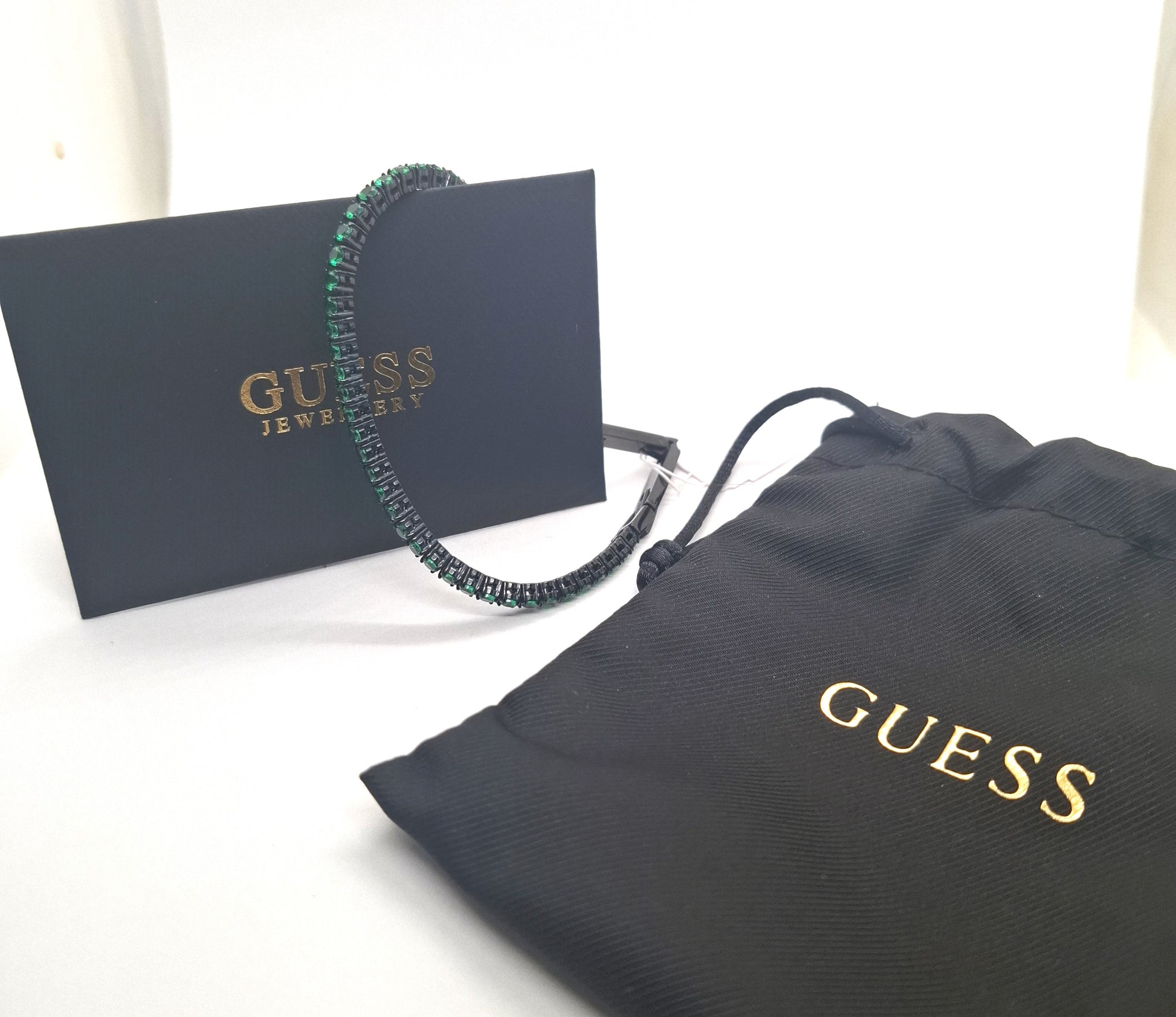 Zwarte armband van Guess