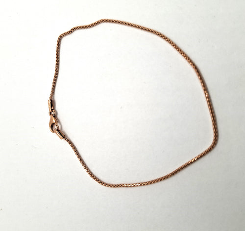 14K roségouden armband