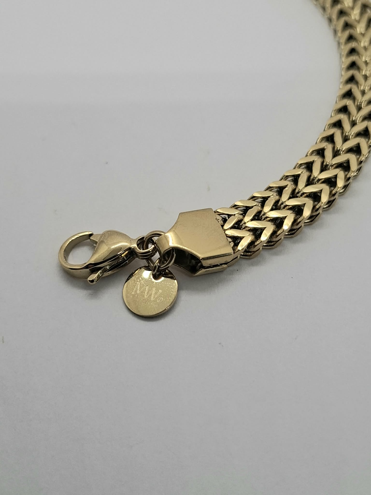 Vergulde Schakelarmband