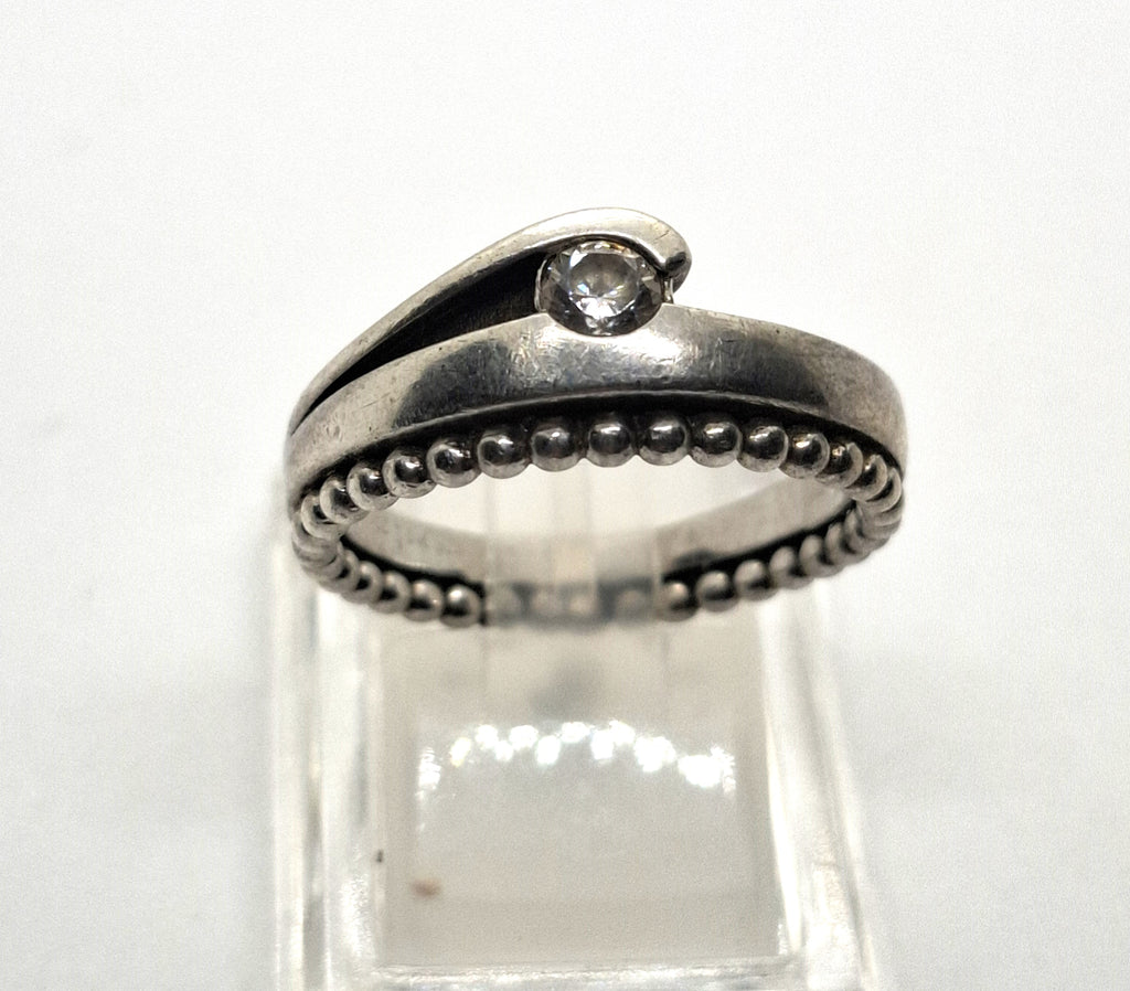925 Sterling Zilveren Ring met Zirkonia