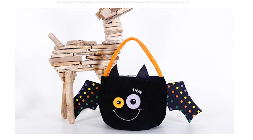 Pumpkin Bag, Pumpkin Lantern, Handheld Candy Jar