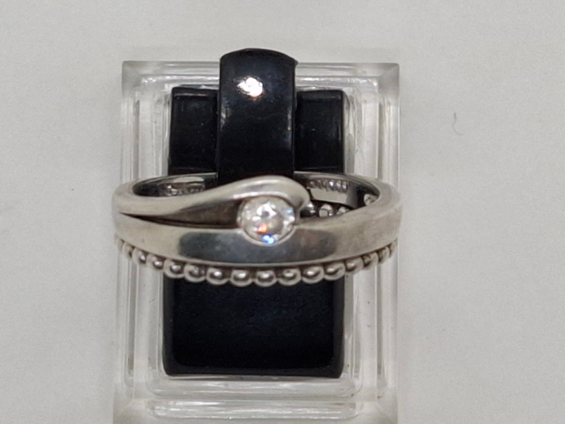 925 Sterling Zilveren Ring met Zirkonia