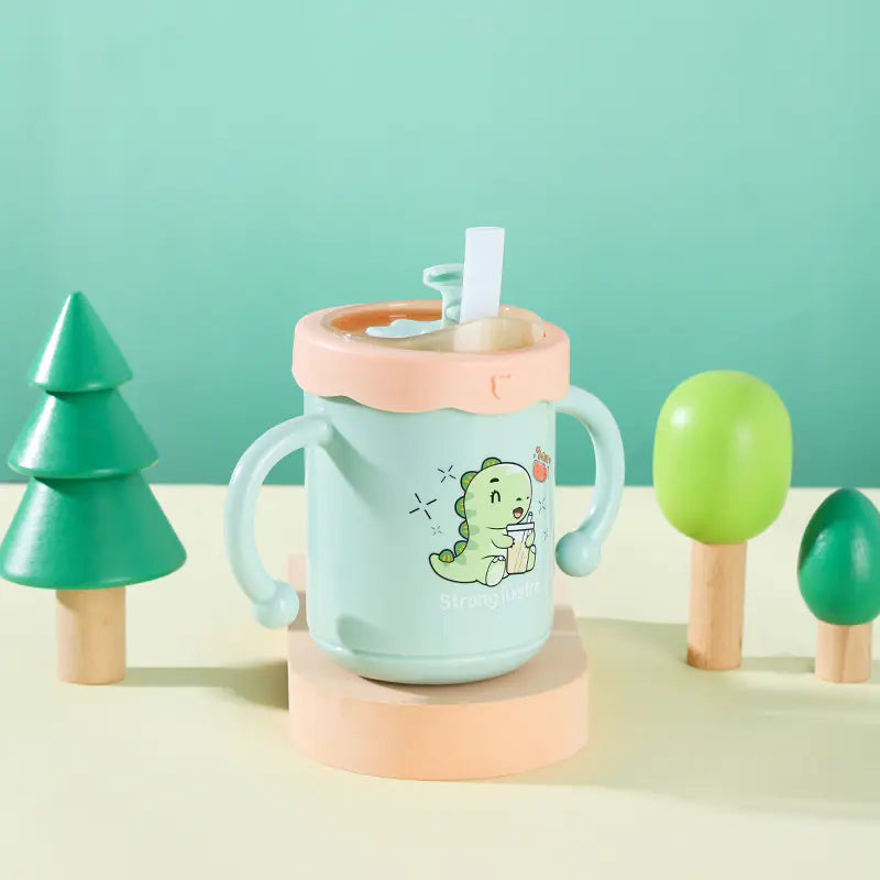 Detachable Cartoon Children's Milk Cup with Scale
