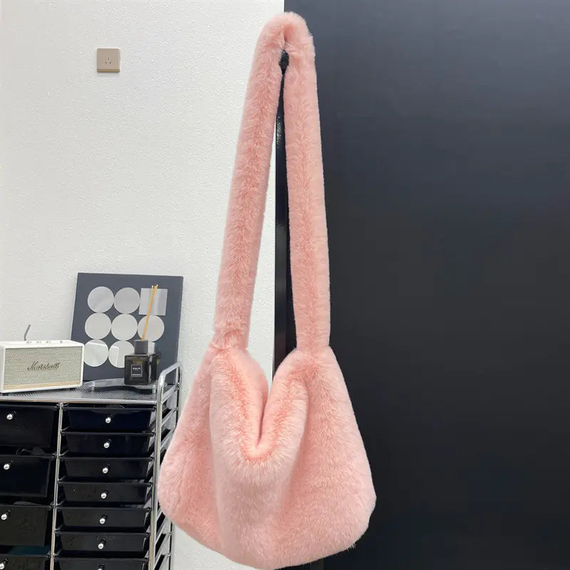 Rabbit Plush Shoulder Bag for All Occasions
