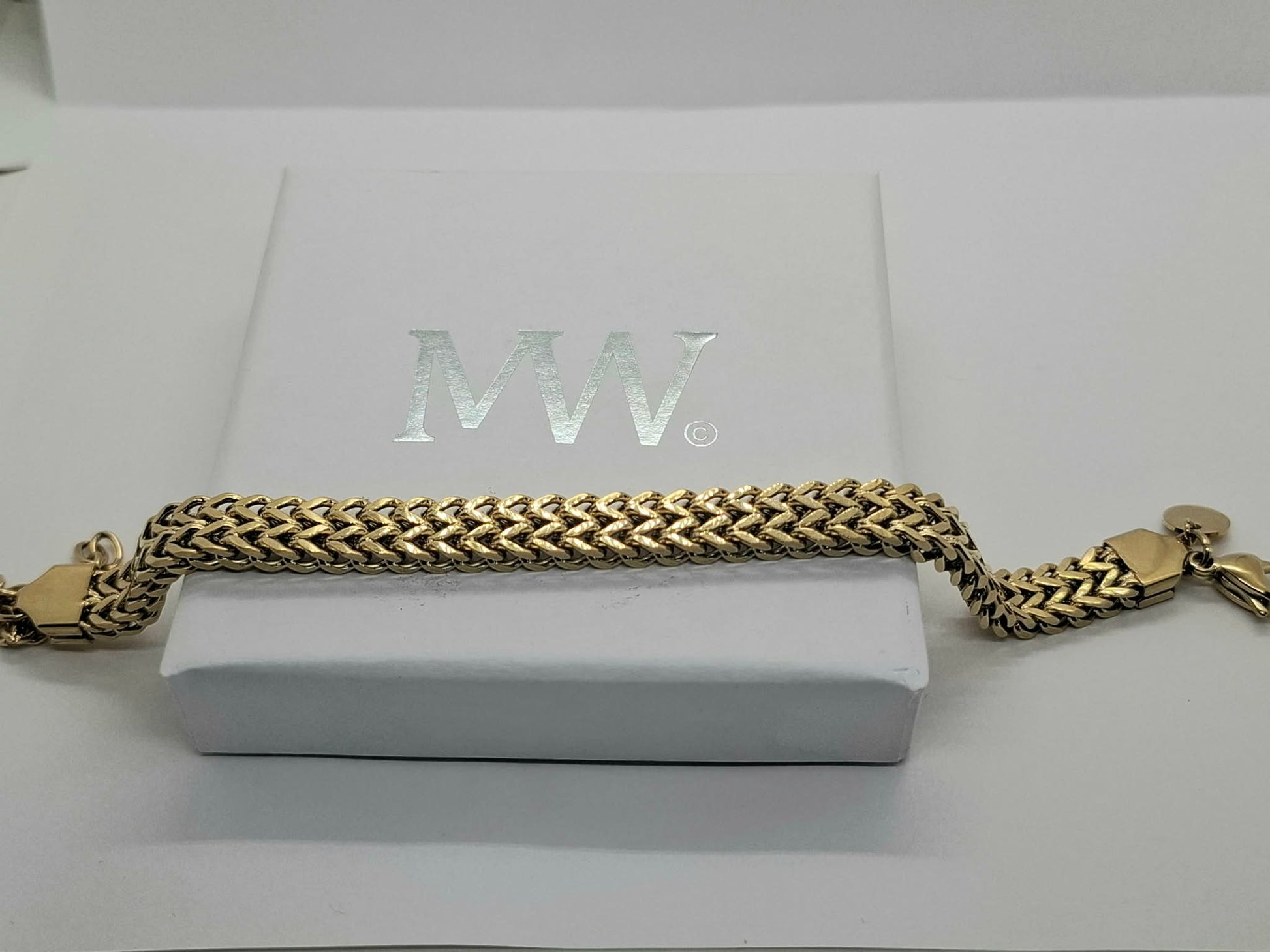 Vergulde Schakelarmband