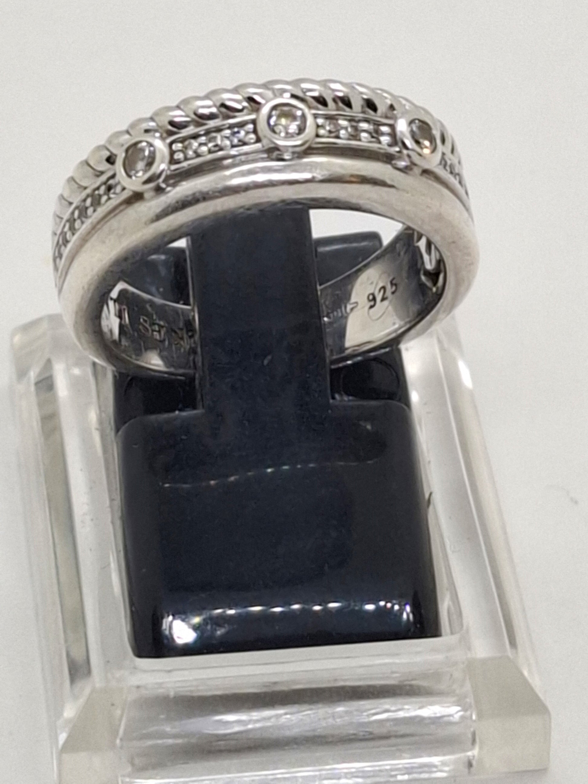 TI SENTO 925 Sterling Zilveren Ring met Zirkonia