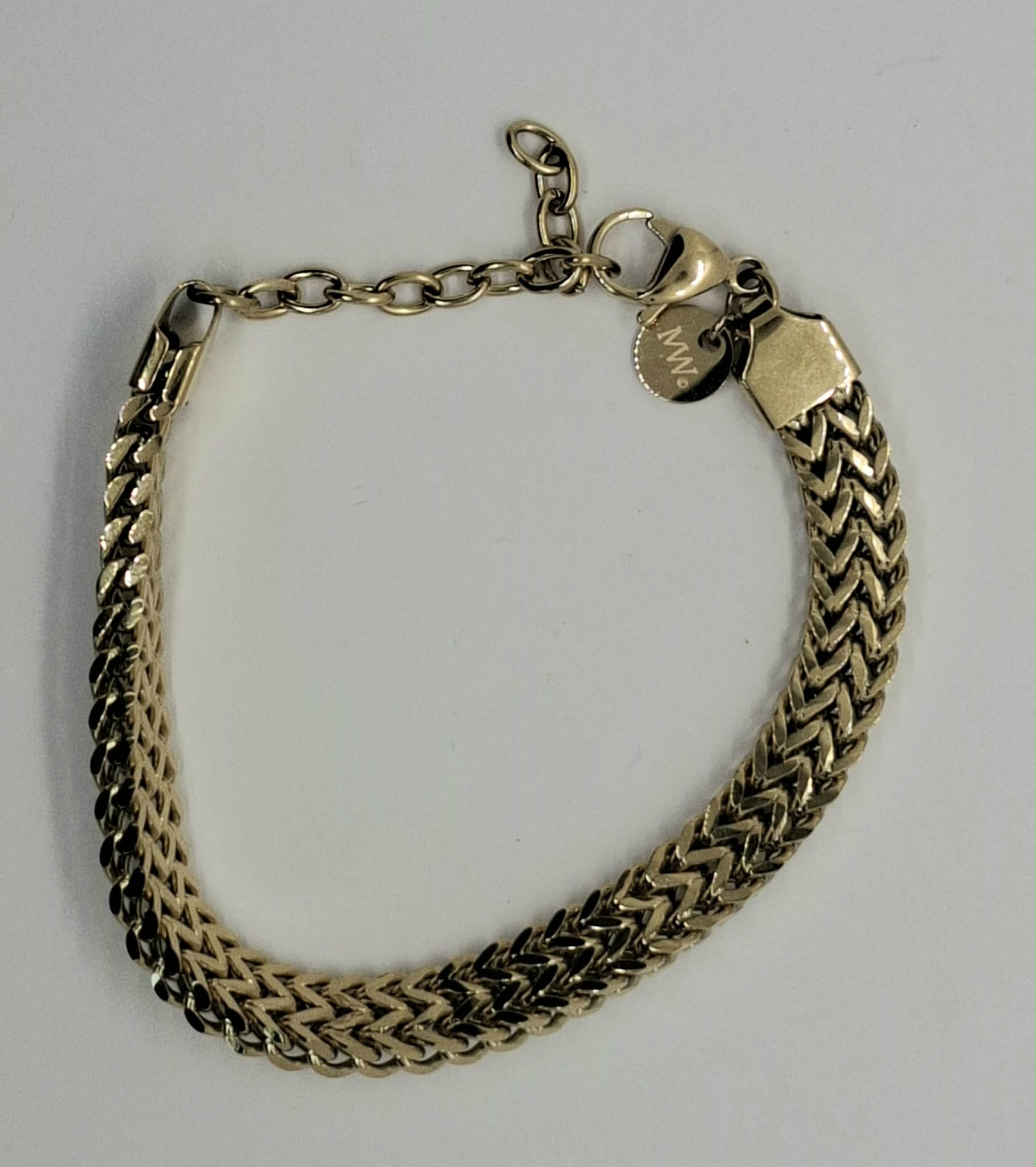 Vergulde Schakelarmband