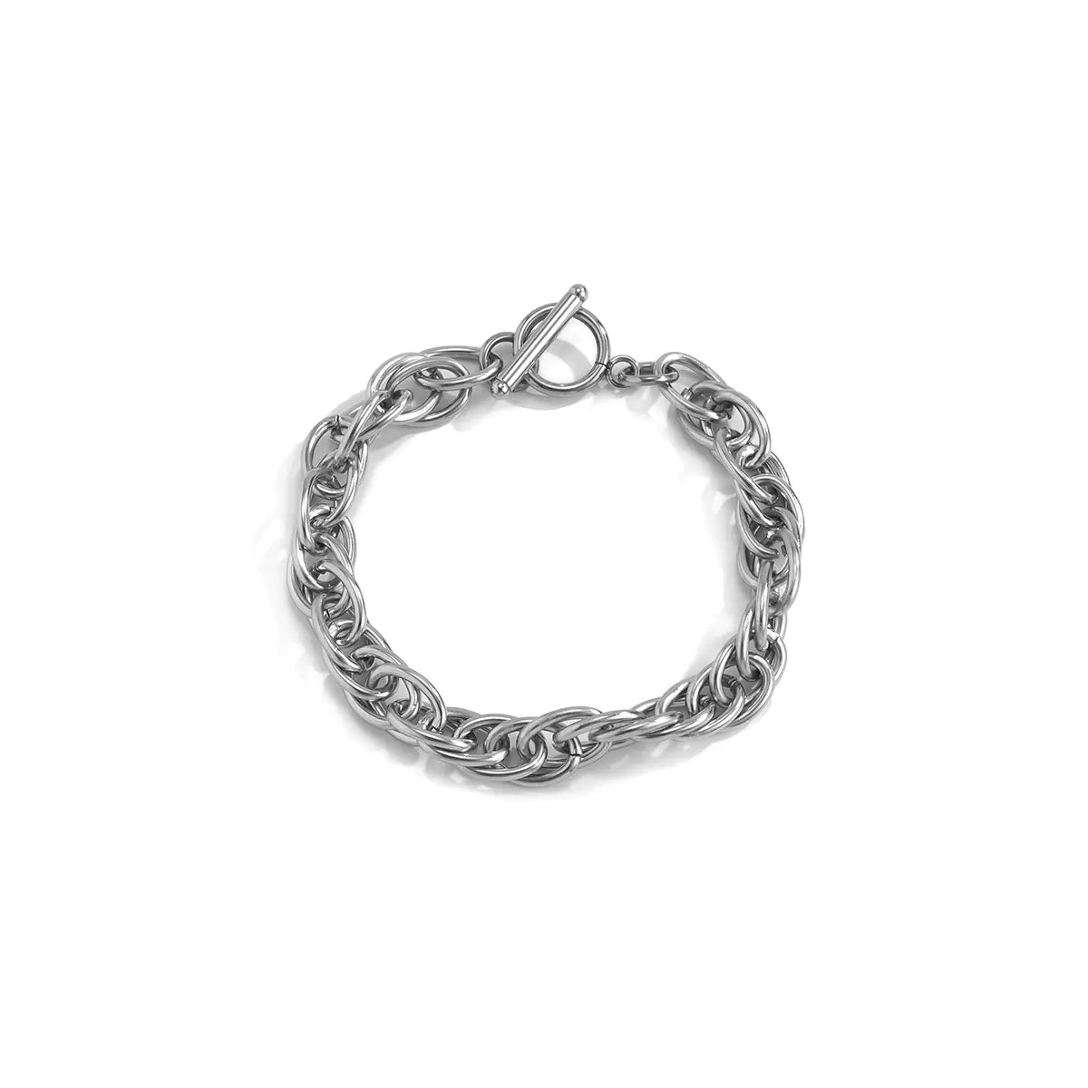 Creative Titanium Steel OT Buckle Bracelet for Women