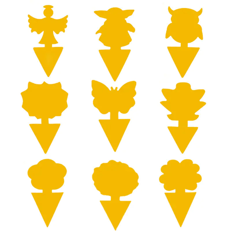 Double-Sided Yellow Sticky Insect Trap for Gardens