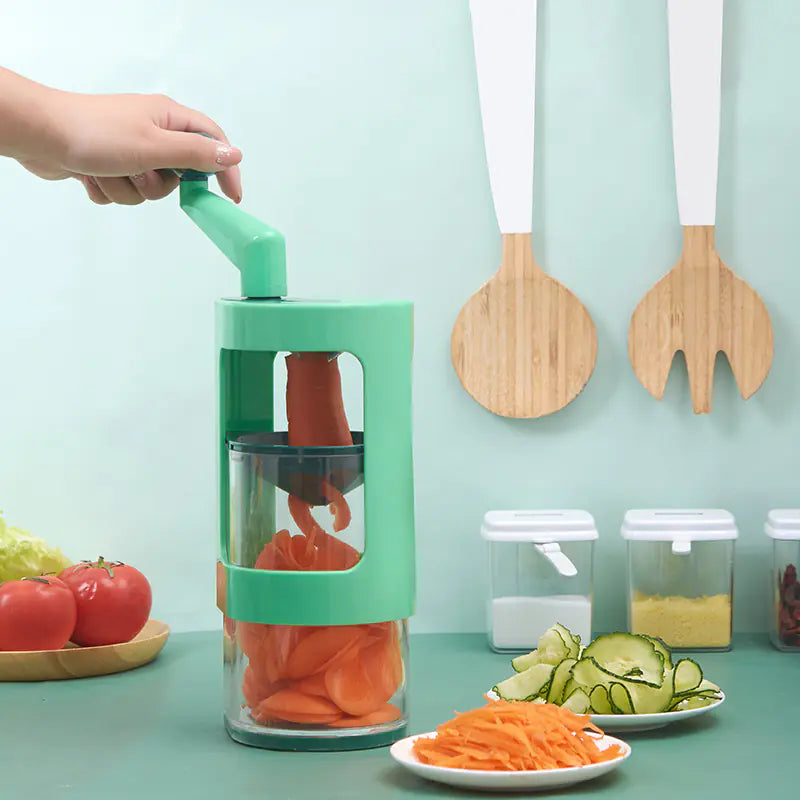 Multifunctional Vegetable Cutter with Storage (Handheld)