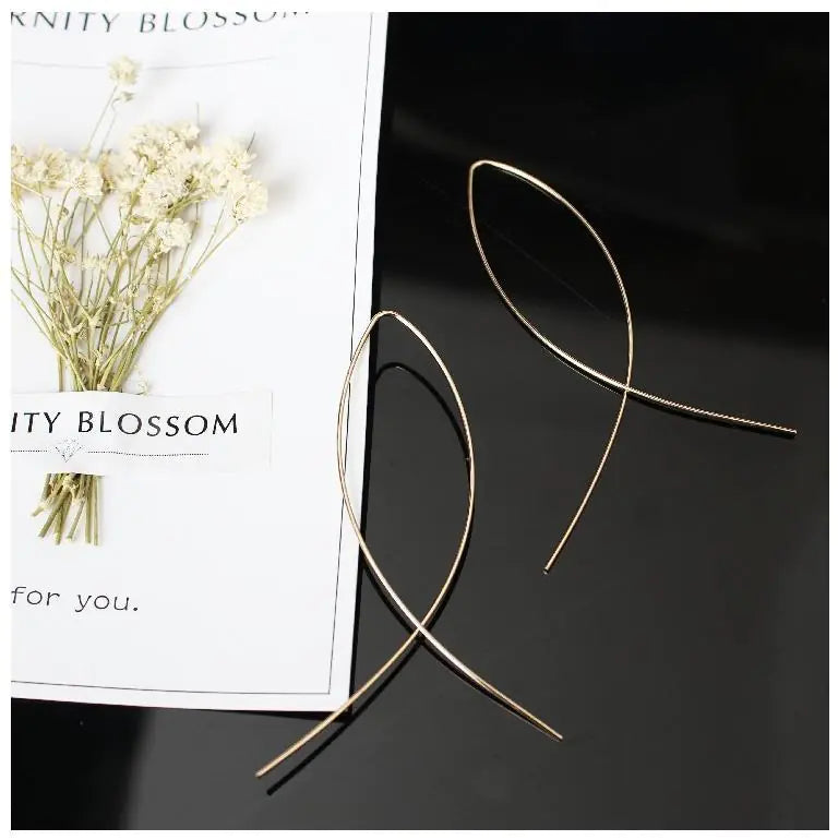 European and American Stylish Temperament Zircon Earrings