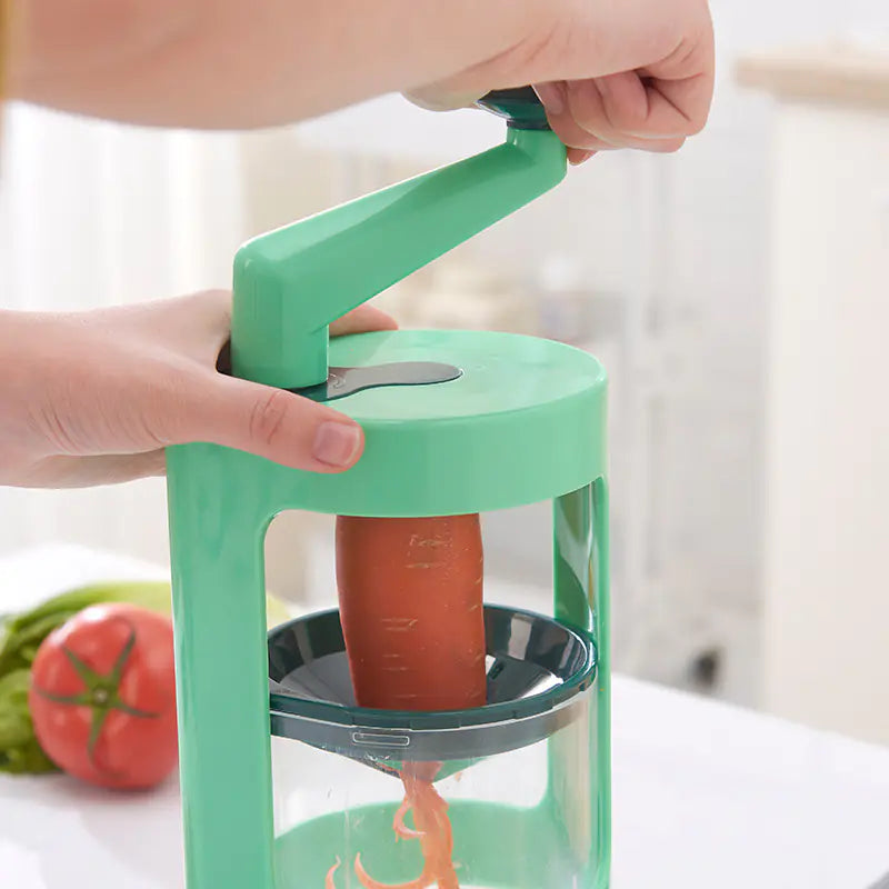 Multifunctional Vegetable Cutter with Storage (Handheld)
