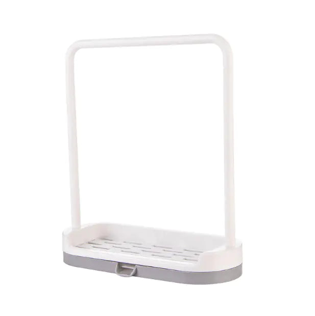 Kitchen Counter Storage Rack for Dish Towels and Cloths