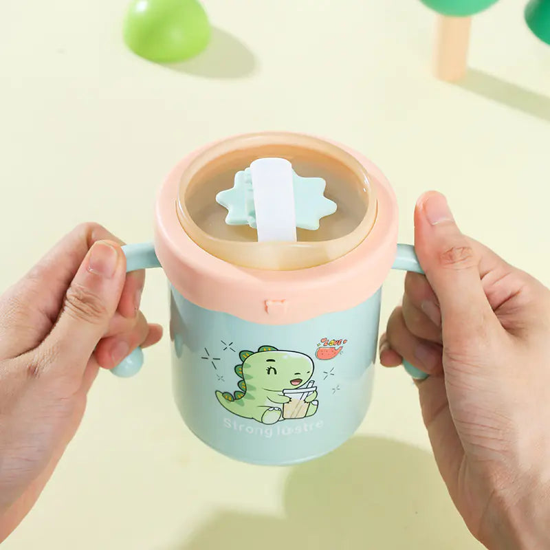 Detachable Cartoon Children's Milk Cup with Scale