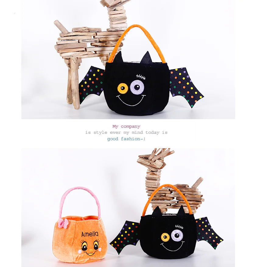 Pumpkin Bag, Pumpkin Lantern, Handheld Candy Jar