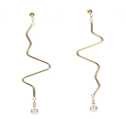 925 Silver Irregular Style Earrings for Women 2020