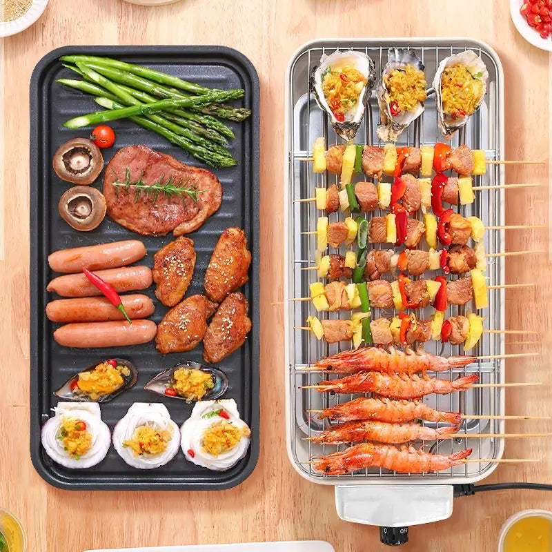 Indoor Electric Grill for Smokeless BBQ and Cooking