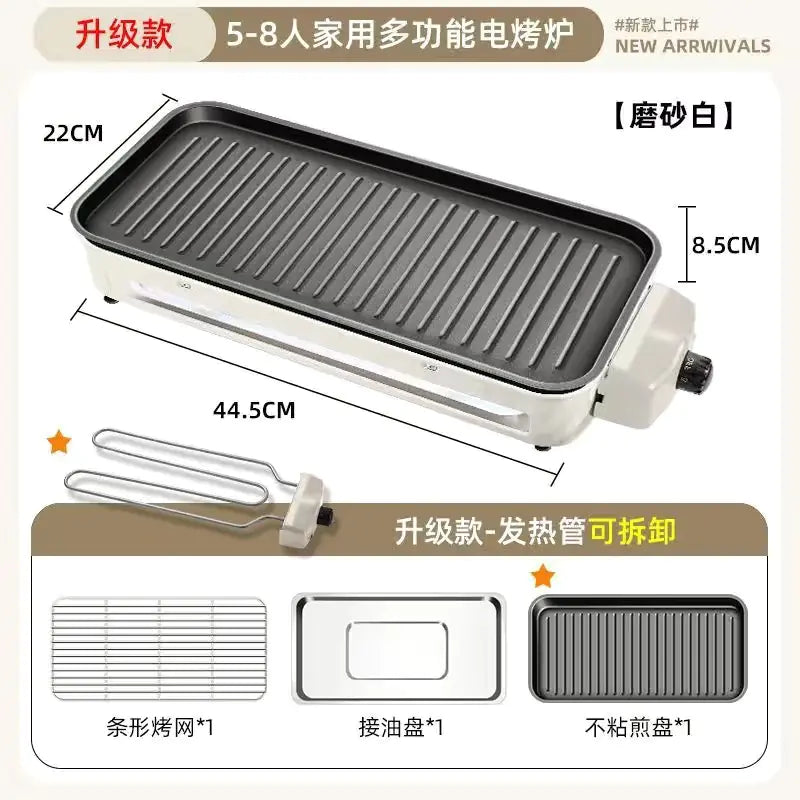 Indoor Electric Grill for Smokeless BBQ and Cooking