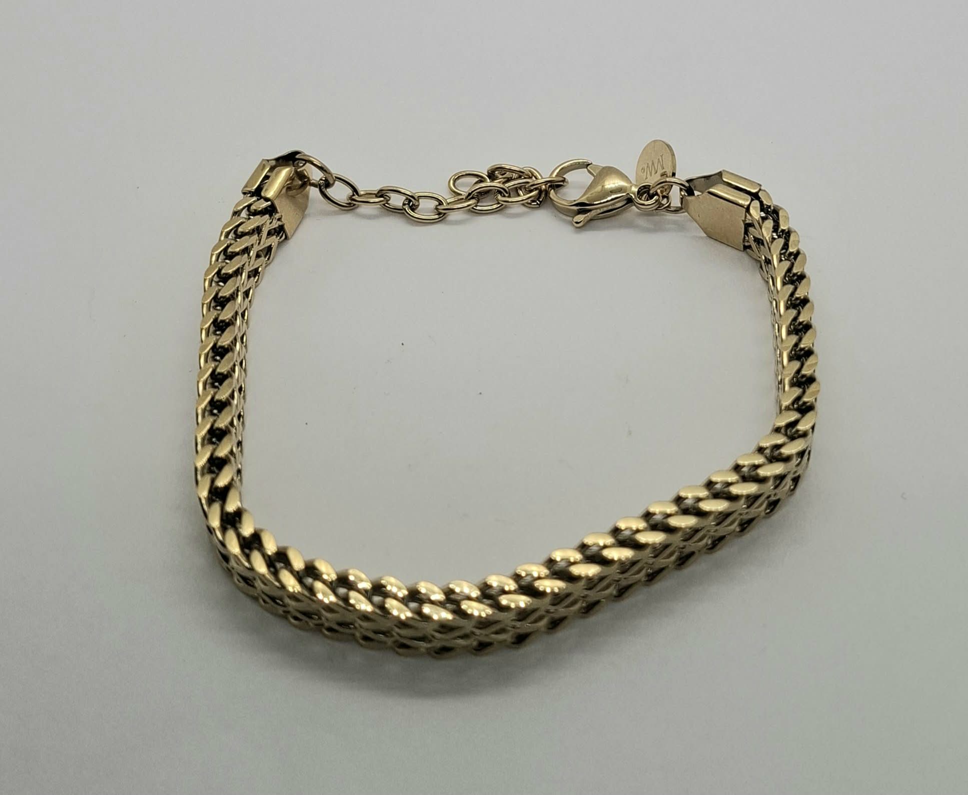 Vergulde Schakelarmband