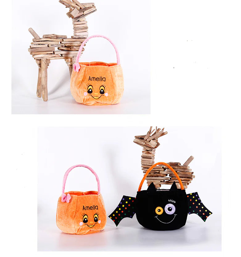 Pumpkin Bag, Pumpkin Lantern, Handheld Candy Jar