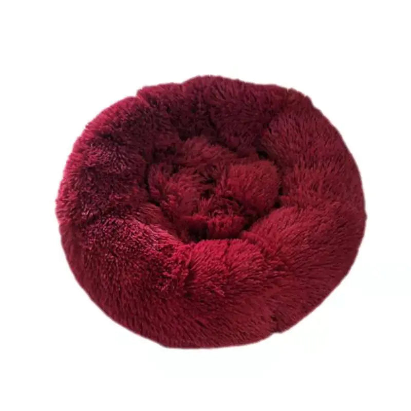 Thick Plush Round Pet Bed for Deep Sleep (Dog & Cat)