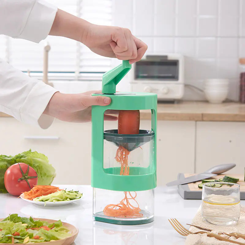 Multifunctional Vegetable Cutter with Storage (Handheld)