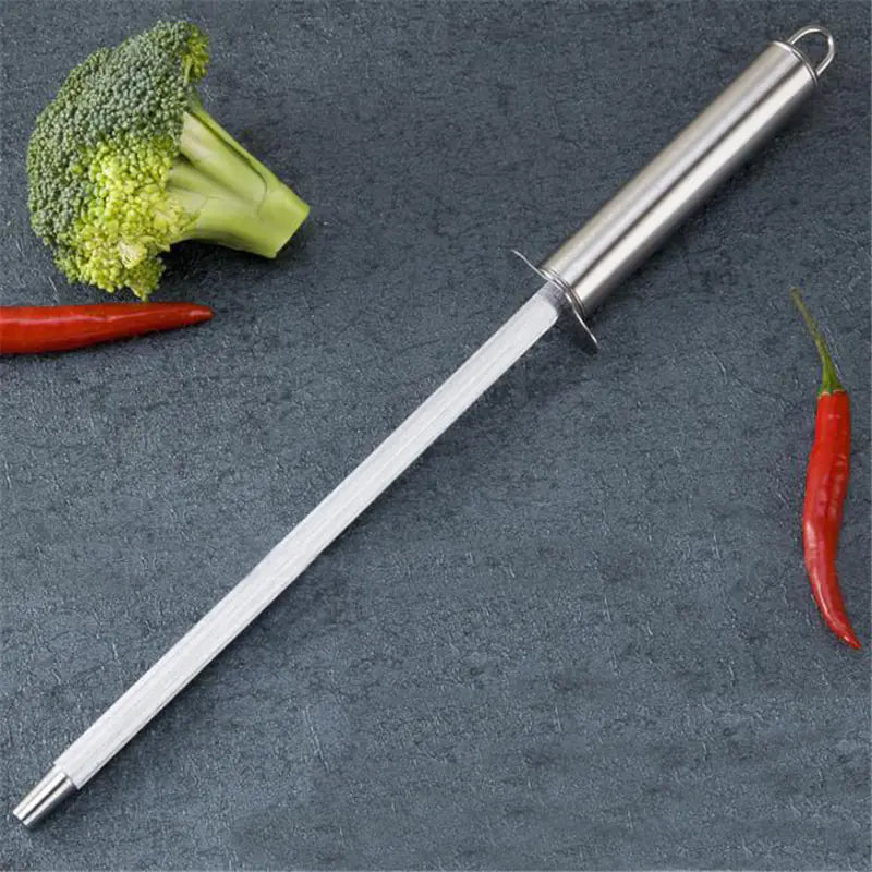 Stainless Steel Kitchen Knife Sharpening Rod Tool