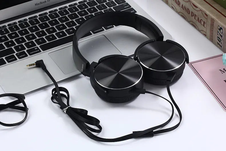 XB-450 Wired Headphones with Inline Control for Gaming