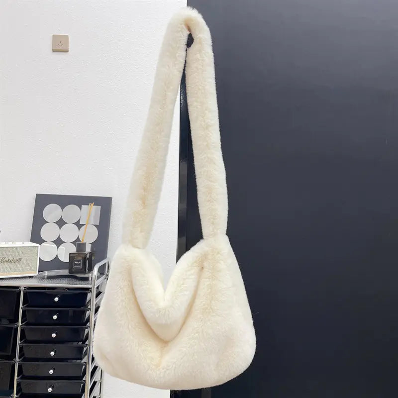 Rabbit Plush Shoulder Bag for All Occasions