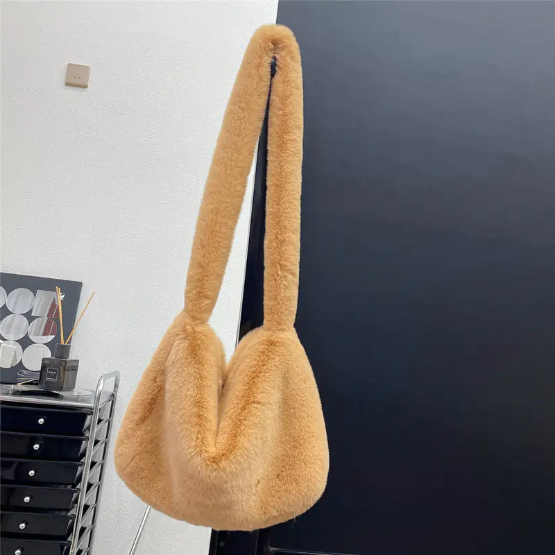 Rabbit Plush Shoulder Bag for All Occasions