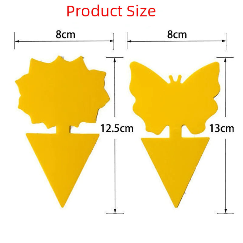Double-Sided Yellow Sticky Insect Trap for Gardens