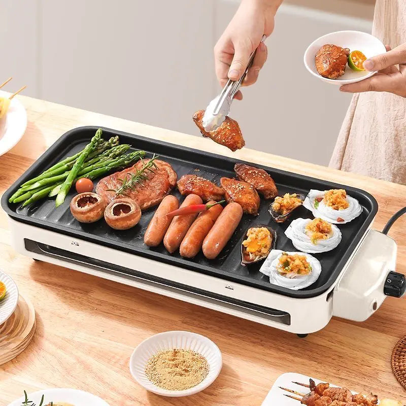Indoor Electric Grill for Smokeless BBQ and Cooking